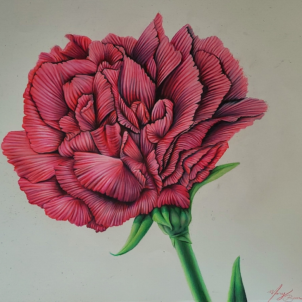 Floral artwork print 18x24